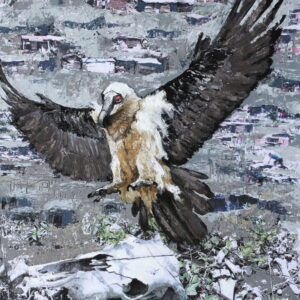 Free 2: Leftovers. 370 x 425 mm. Mixed media on paper and board. Artist: Ocky (OA0013)